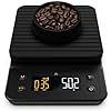 Greater Goods 0.1g Precision Coffee Scale with Timer – 3kg Digital Scale for Pour-Over, Espresso, French Press, Kitchen Use (Onyx Black)