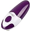 Kitchen Automatic Safety Cordless One Tin Opener&Bangrui Professional Electric Opener.One-touch switch .Smooth can edge.Being friendly to left-hander and arthritics!(Purple)