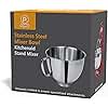 4.5&5 Quart Stainless Steel Mixer Bowl Compatible with KitchenAid Stand Mixer