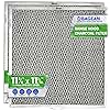 Range Hood Filter Replacement 11.6” x 11.2” BPQTF S99010317 Broan Charcoal Grease Filter Combo - Ductless Stove Vent Filter - Metal Mesh Blocks Grease and the Carbon Filters Kitchen Oven Air (2)