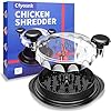 Chicken Shredder, Professional Chicken Breast Shredder Tool Twist, Transparent Lid, Ergonomic Handle, Meat Shredder, Dishwasher Safe, Non-slip Design, Heat Resistant, Bpa Free