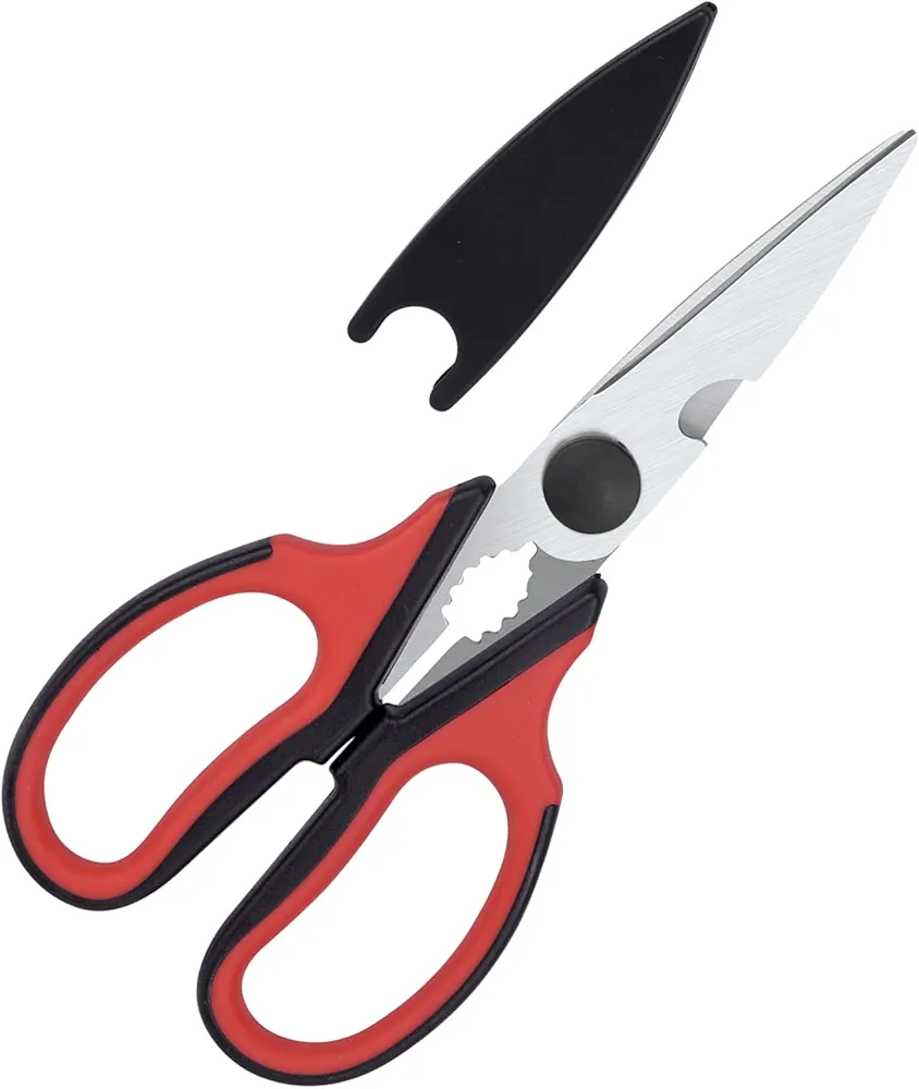 Left Handed Kitchen Scissors, Bailaipor Left Hand Kitchen Shears Tools All Purpose Heavy Duty