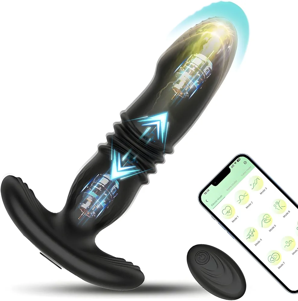 5.78 inches Special Silicone Massagers Kit with Water Resistant Play in Anywhere You Like (Black) for Man, Rechargeable Cordless Body Prostrate Massager with 9 Modes for Men Relax Massaging -ldcf5