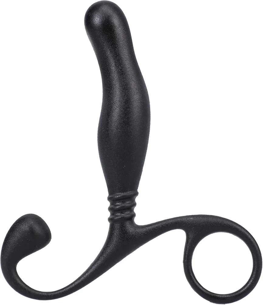 Doc Johnson Prostate Massager in A Bag, Black - for Adults Only