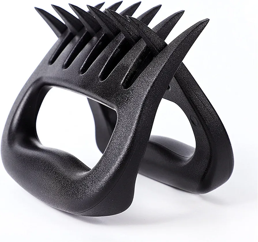 Meat Shredder Claws - Bear Claws for Shredding Meat - Claws for Pulled Pork, Chicken Shredder Tool - Perfect for BBQ Gifts, Easily Lift, Handle, Shred, and Cut Meats - Heat Resistant (Black)