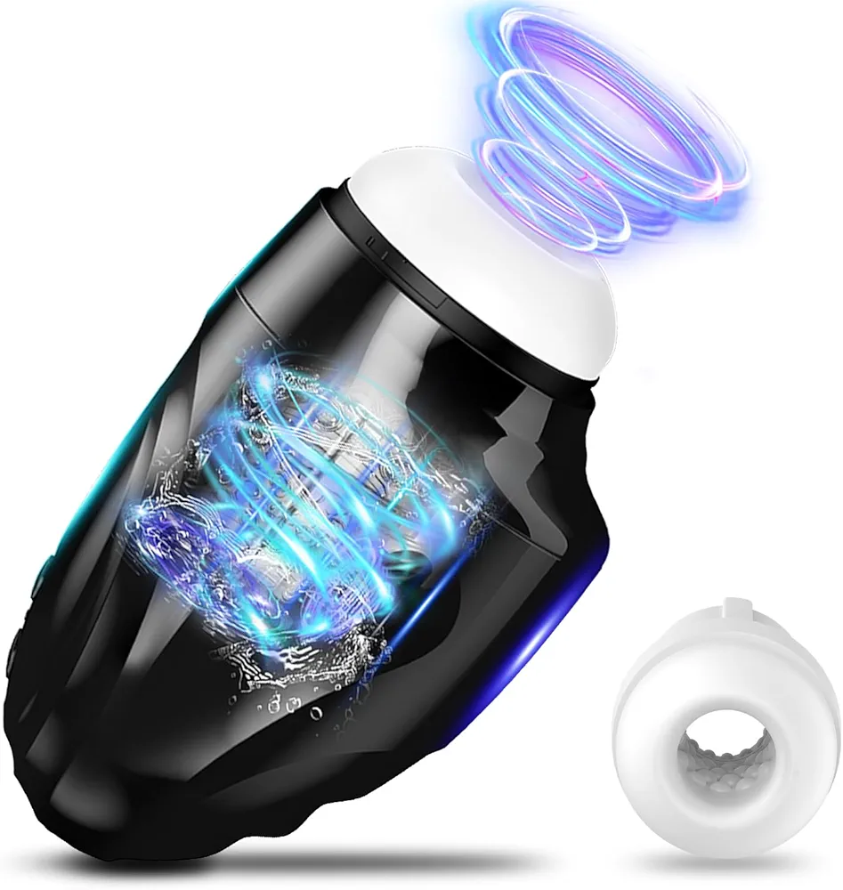 Male Adult Sex Toys for Men, Male Vibrator Utilizing a New Trigger Mode with Water Flow Sucking Male Masturbator Penis Pump with 9 Vibration & 9 Suction,Male Masturbators Cup Men Sex Toy Machine