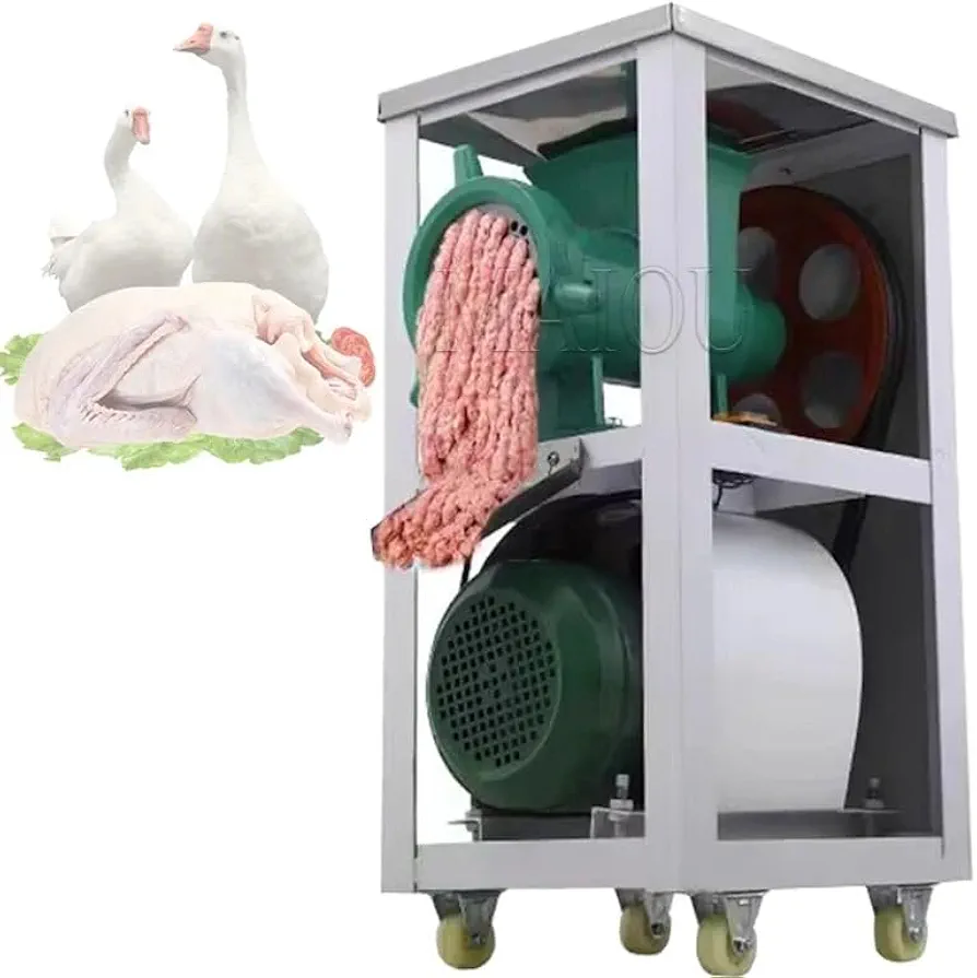 Electric Meat Grinder High-Horsepower Meat Grinder Commercial High-Power Fish Grinder Chicken Grinder Bone Shredder