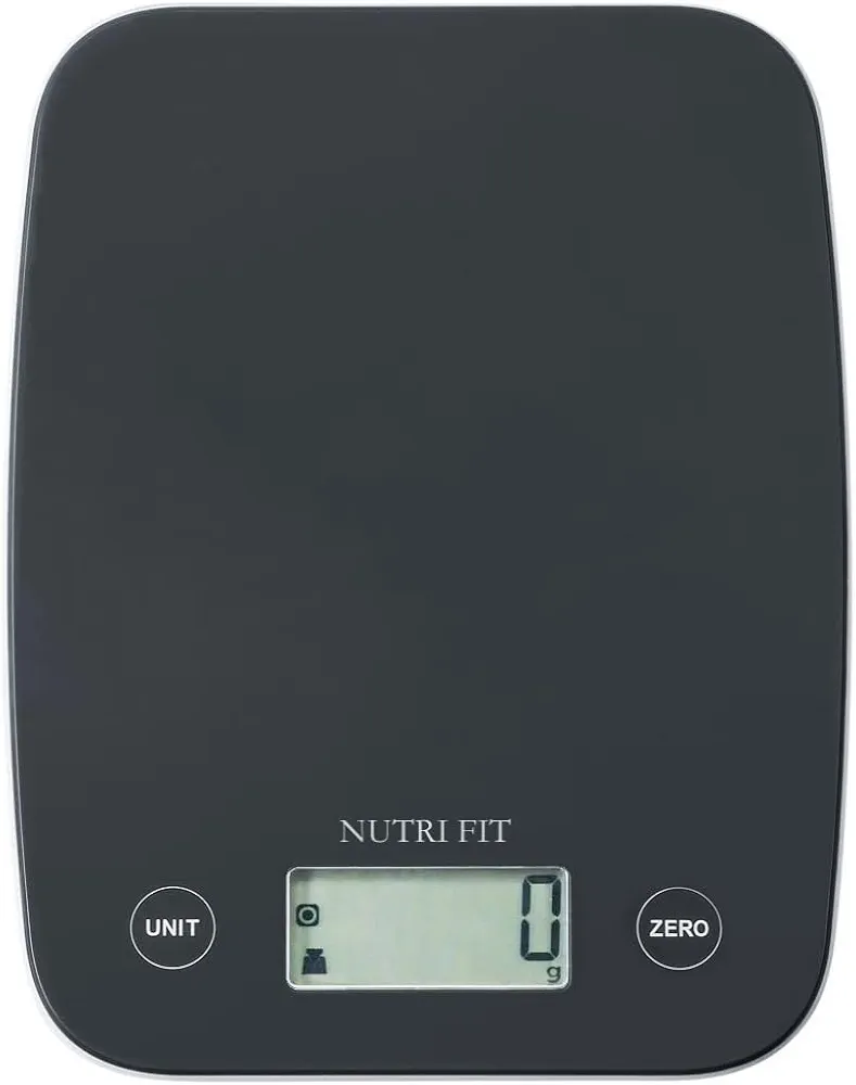 NUTRI FIT Digital Food Scale, 11lb Kitchen Scale Digital Weight, Cooking Scale for Food Ounces and Grams, 4 Units with 0.1oz/1g Precision, LCD Display with Tare Function