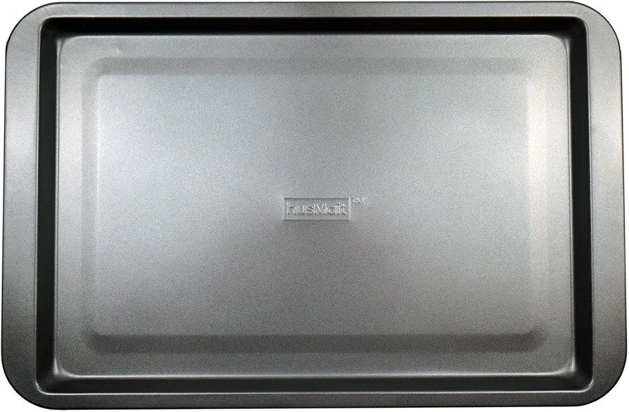 Baking Sheet 10x15, Nonstick, Oven Safe, Heavy Duty Steel. Great for Cookies, Pastries, Dough. Premium Quality, Resists Rust, Scratching and Bending in High Heat.