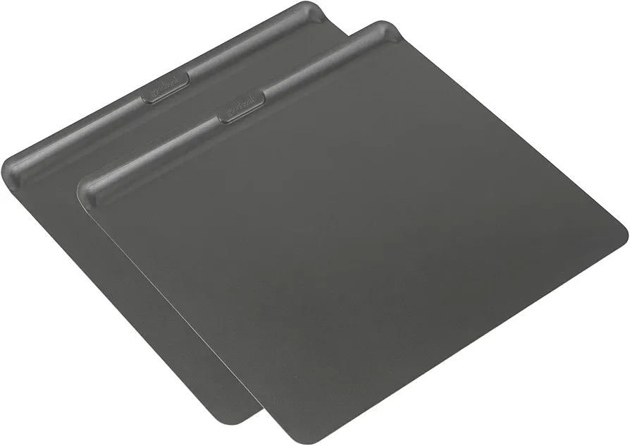 GoodCook AirPerfect Non-Stick Air Insulated 16” x 14” Cookie Sheet Set, 2 Piece - Carbon Steel Cooking Pans, Bakeware Set, Cookie Sheets for Baking, Oven Pan Set