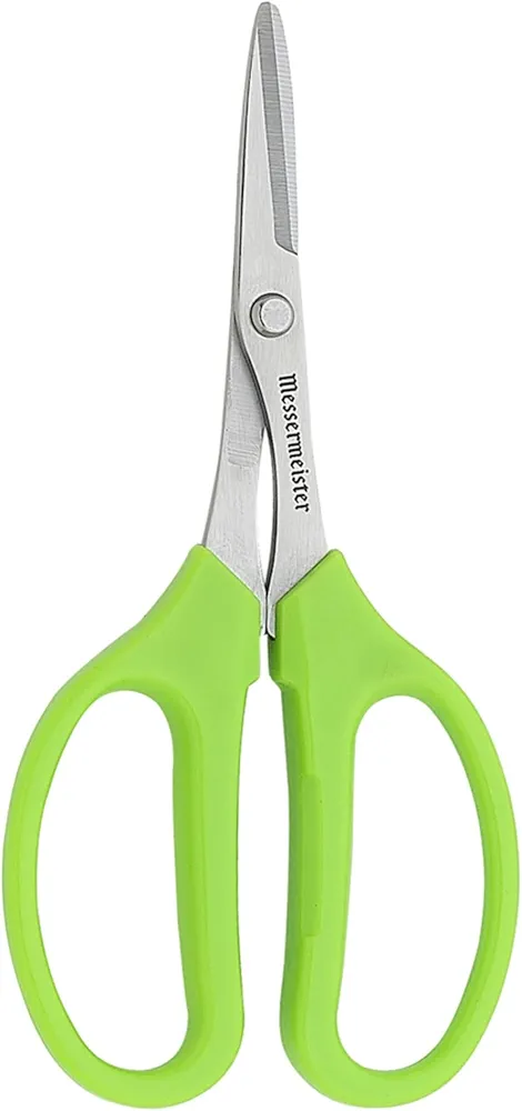 Messermeister 6-Inch Culinary Scissors, Green - All-Purpose Kitchen Scissors - 2Cr13 Stainless Steel & Nylon Slip-Resistant Handles