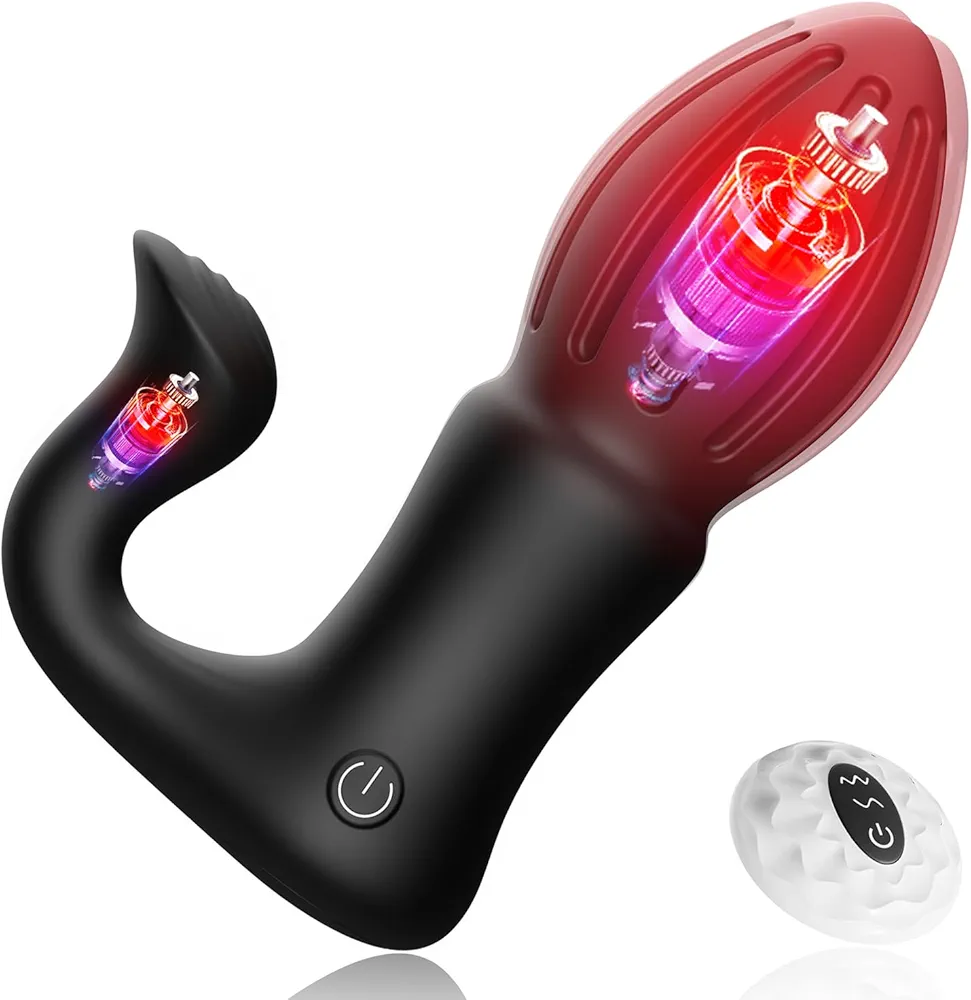 Unisex Anal Vibrator Sex Toys - Vibrating Butt Plug Prostate Massager for Men & Women Clitoral G Spot Stimulator, Remote Anal Toys Vibrators Adult Couples Sex Toys for Men & Women Sex Game