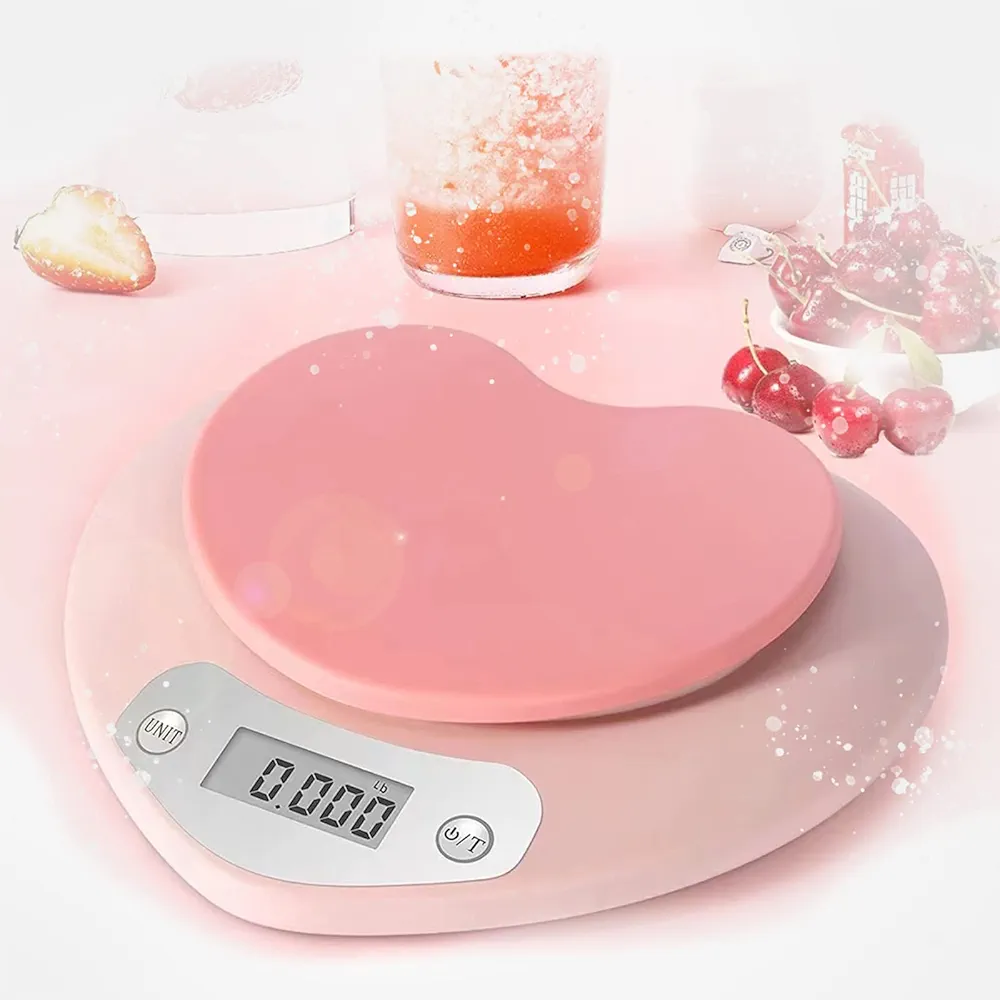 YRY Ultra Precise Kitchen Scale - The Ultimate Baking and Cooking Companion - 6.6lbs (3kg) Capacity, 0.0035 oz (0.1g) Graduation, Large LCD Display, and Tare Function, and ML Unit - (Pink 3kg/0.1g)