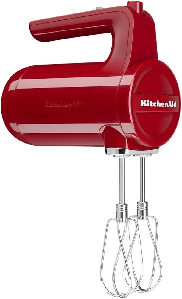 KitchenAid Cordless 7 Speed Hand Mixer - KHMB732, Empire Red