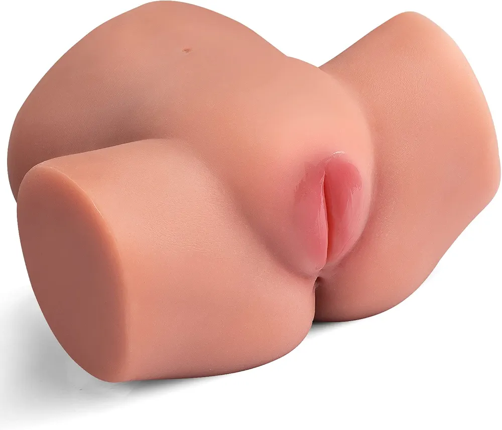 Lifelike Sex Doll Male Masturbator with 3D Vagina and Tight Anal, 4LB Life Size Sex Dolls Pocket Pussy Ass, Realistic Portable Butt Adult Sex Toys for Men Masturbation…