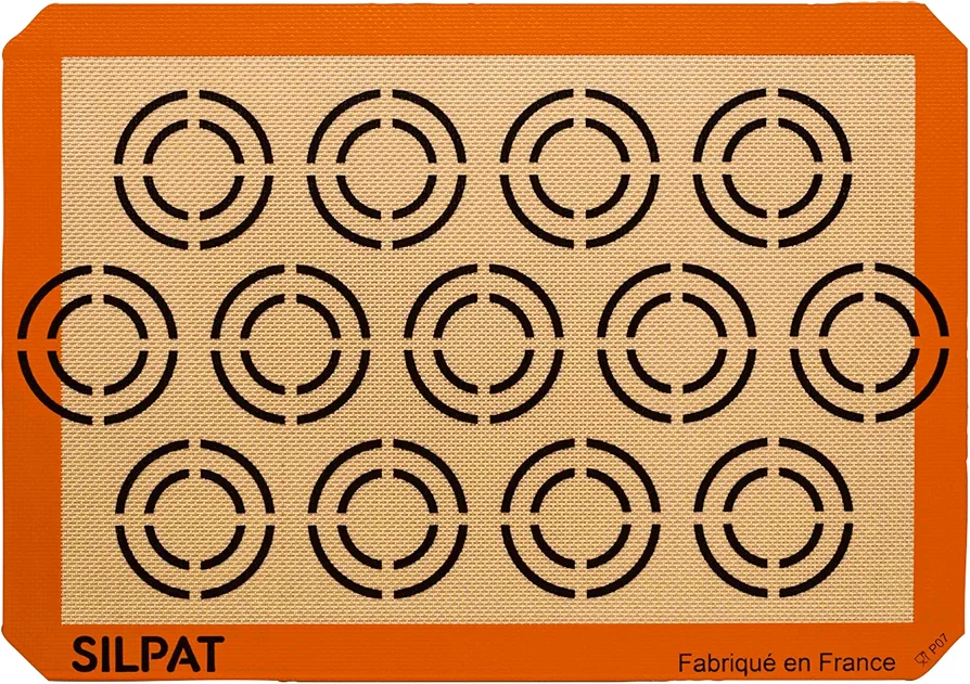 Silpat The Original Perfect Macaron Non-Stick Silicone Baking Mat, 11-5/8" x 16-1/2"