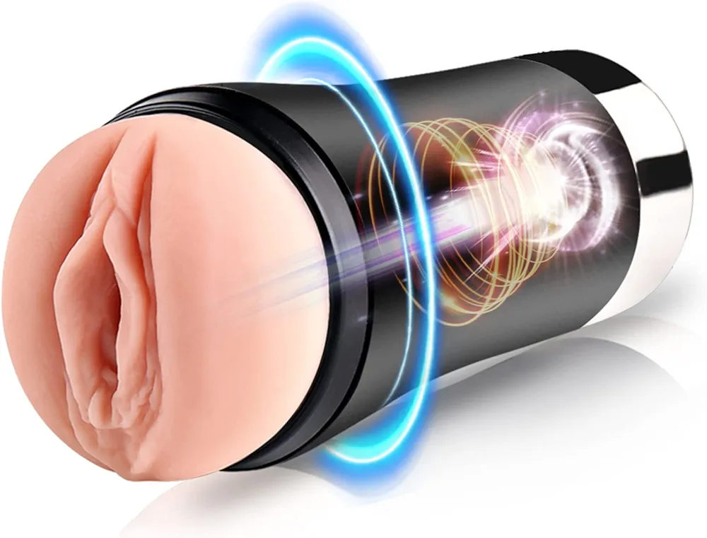 Male Masturbator Sucking Toys Cup Tight Vagina Tunnel Oral Sex Toys,Pocket Pussy for Men Blow-Job Sex Machine, Male Masterburbter Stroker 3D Realistic Textured Vagina Toys, Adult Sex Toys for Men