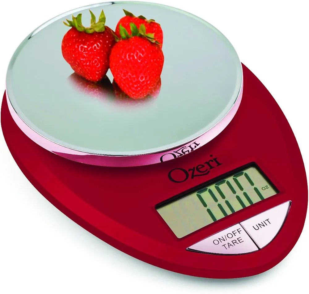 Ozeri Pro Digital Kitchen Food Scale, 0.05 oz to 12 lbs (1 gram to 5.4 kg)